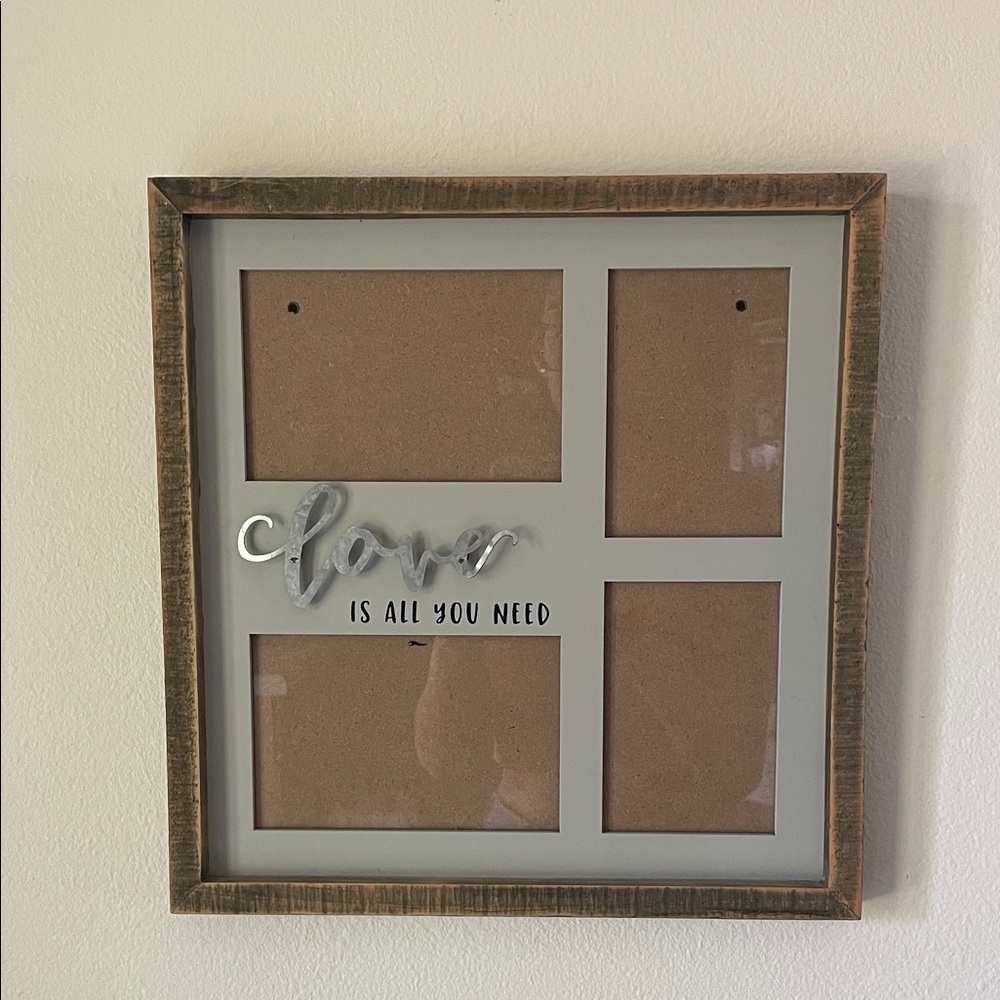 Hobby Lobby Brown and Silver Love Frame